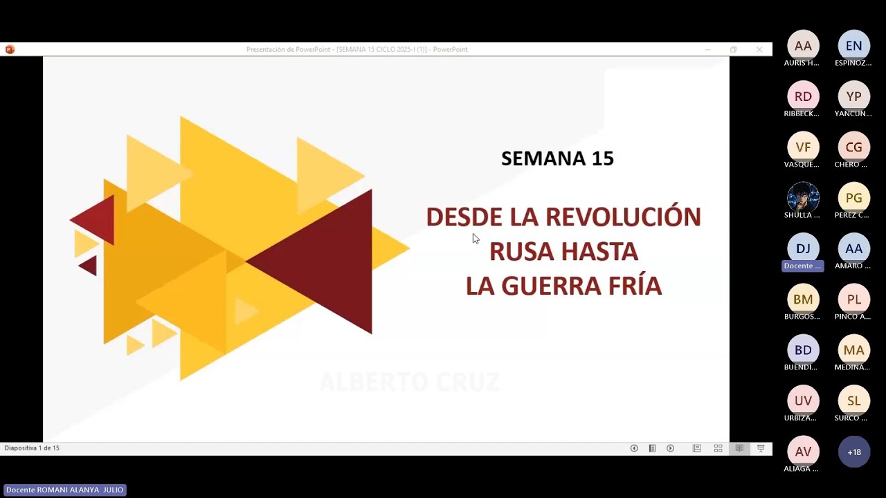 Historia - Semana 15 - Pre San Marcos Ciclo 2025-I (Nuevo Ciclo)