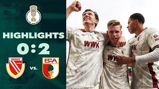 FCA fight through! | FC Energie Cottbus vs FC Augsburg 0-2 | Highlights | DFB-Pokal first round