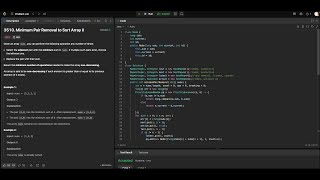 Leetcode 3510. Minimum Pair Removal to Sort Array II | Explanation