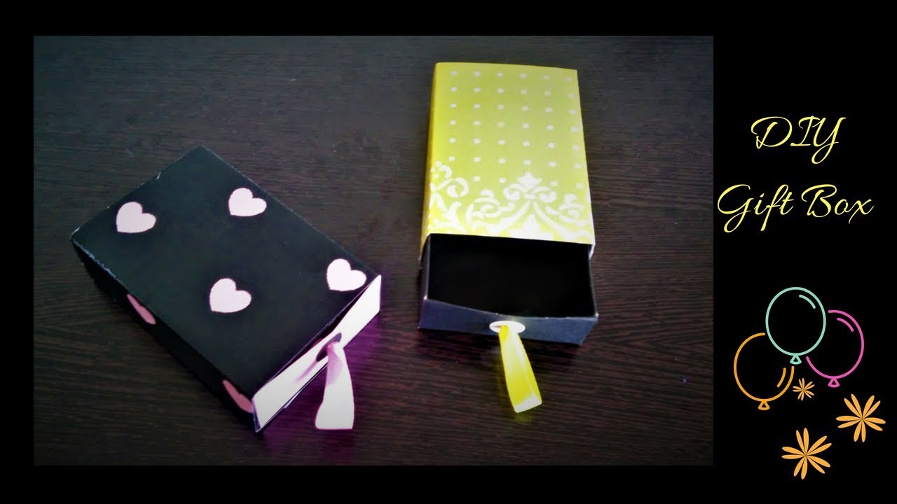 How to Make a Paper Box - DIY Sliding Gift Box - Instructables