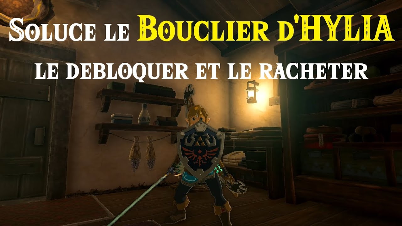 Où Trouver Le Bouclier D'Hylia Dans Zelda Tears Of The Kingdom