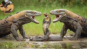 Komodo Dragon vs Cobra: Survival of the Deadliest Predator | animal fights
