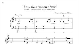 Theme From "Jurassic Park" (page 40, Adult Piano Adventures Popular Book 1)