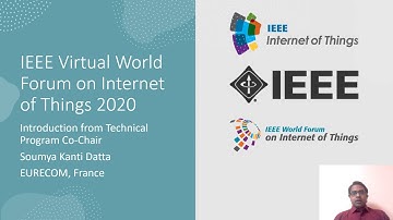 Welcome address of Soumya Kanti Datta to IEEE WF-IoT 2020