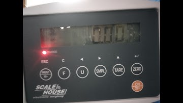 Scale house electronic weighing calibration