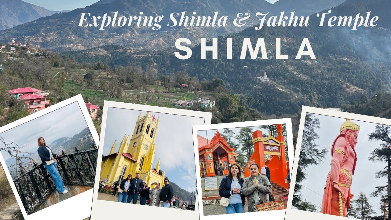 Exploring Shimla & Jakhu Temple | Snow, Monkeys, Cold Breeze & Mountain Views | 