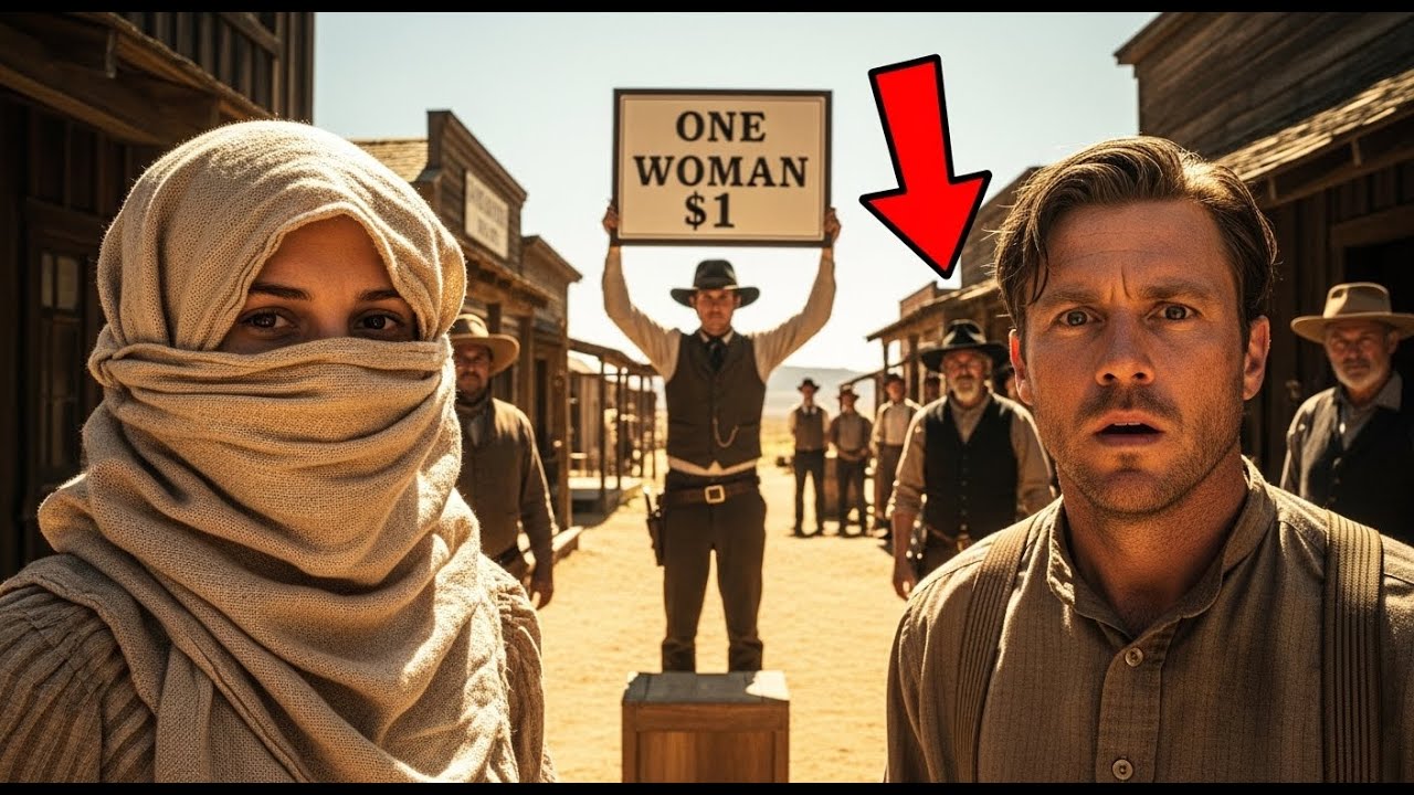 Siromašni kauboj platio 1 dolar za ženu s vrećom na glavi – kad je progovorila, znao je...