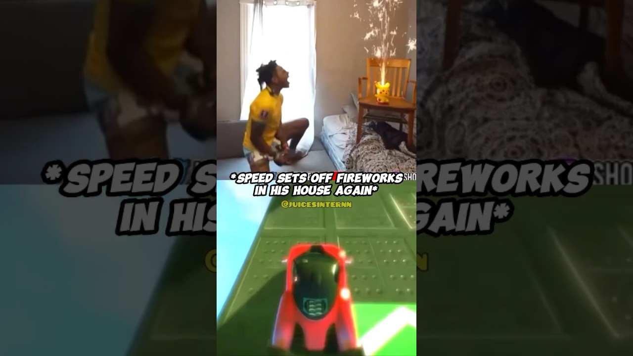 r Speed sets off fireworks in his room during insane 4th of