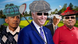 Biden & The Gang: Goofy Golf (AI Presidents Meme)