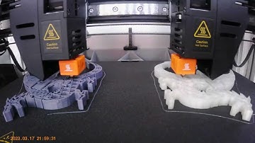 Snapmaker J1 - 2 wings articulated dragon model in Luban mirror mode