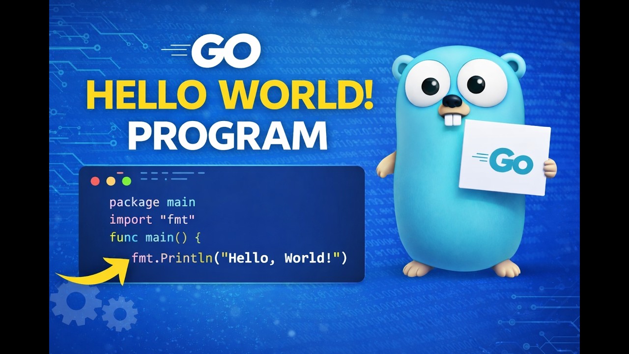 Go Programming Tutorial #3 | Hello World Program | Golang for Beginners ...