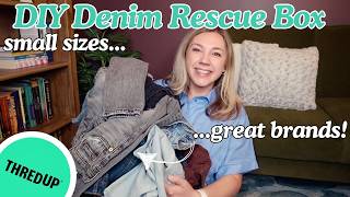ThredUp DIY Denim Rescue Box ~Some GREAT Brands...but Small Sizes~