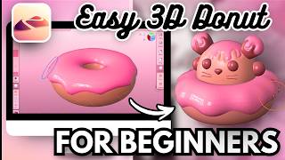 How To Design A Donut In Nomad For Beginner 3D Printing Small Business