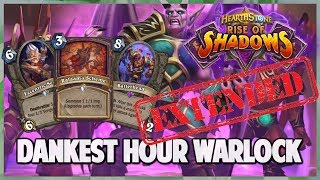 Dankest Hour Warlock Revisit | Extended Gameplay | Hearthstone | Rise of Shadows