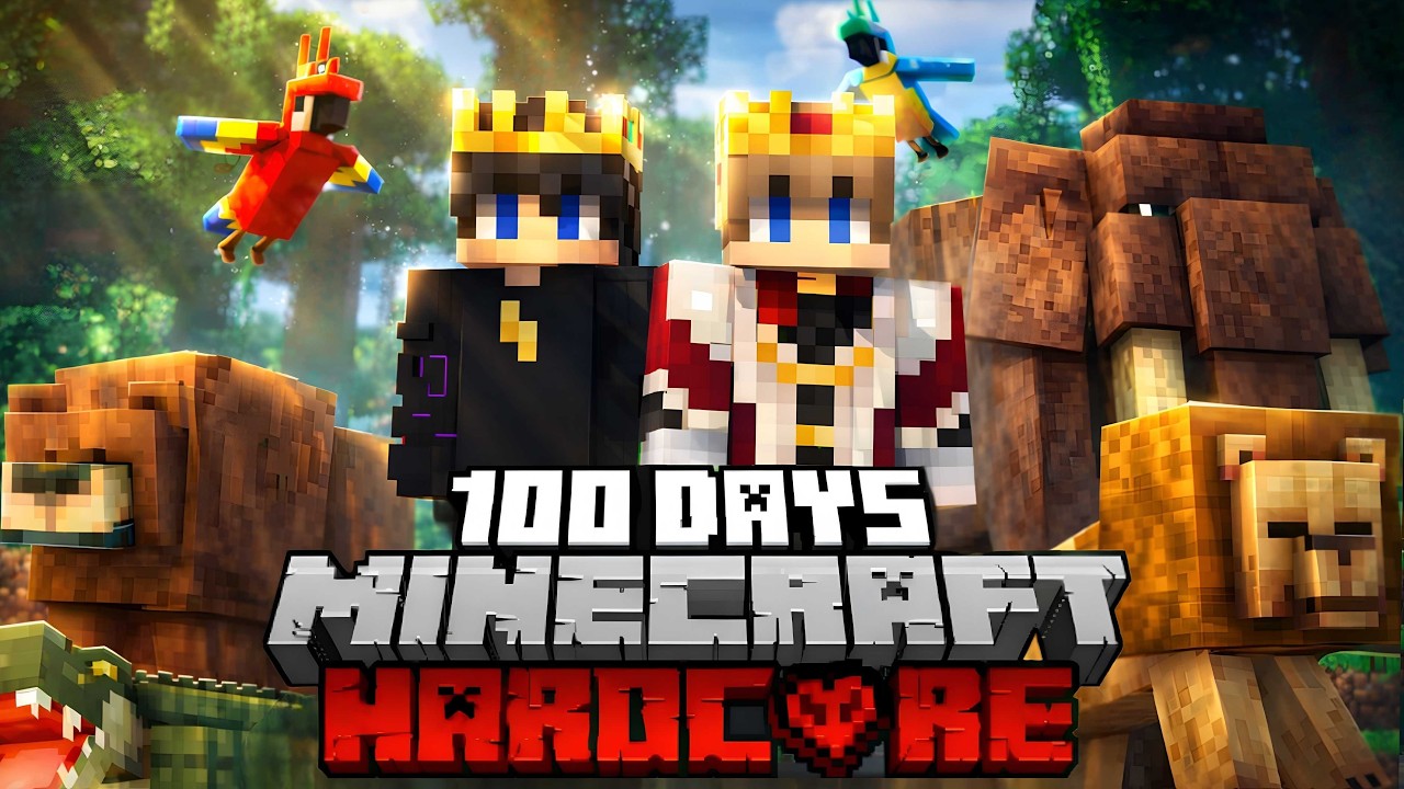 We Survived 100 Days in Alex Mob's in Minecraft (Hindi)