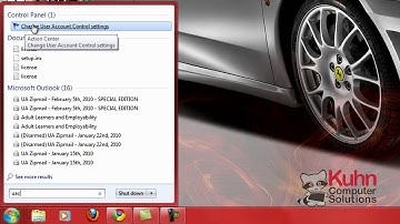 Disable User Account Control (UAC) in Windows 7