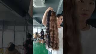 h6 patent hair #1 jet black #1c #1B #6 #chinahairfactory #howtocutcurlyhair #copperhaircolor