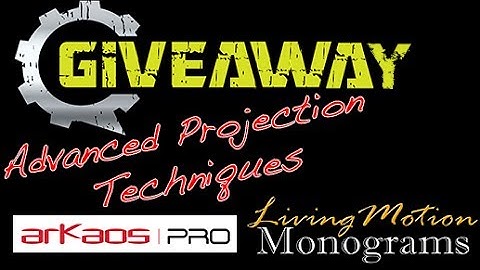 Advanced projection techniques using Arkaos & Living Motion Monograms