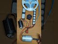 using dc motor to generate electricity // #shortvideo #experiment