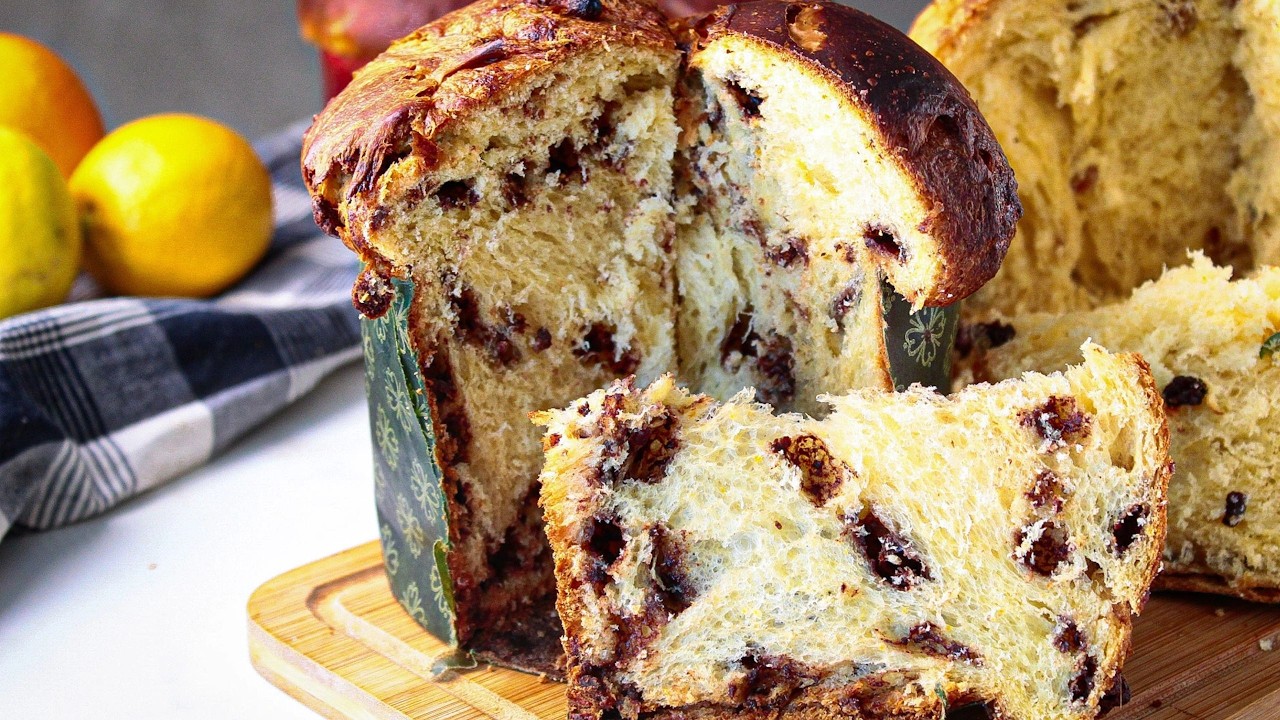 RECEITA DE PANETONE E CHOCOTONE CASEIRO | SABOR E TEXTURA ARTESANAL E DELICIOSO | UMIDO E DESFIANDO