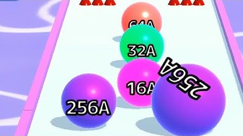 Ball Run 2048 New Update Gameplay Level 50