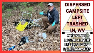Trash-filled Dispersed Campsite At Sherwood Lake, Wv In Monongahela National Forest! by TangoRomeo 87 382 views 1 month ago 9 minutes, 17 seconds