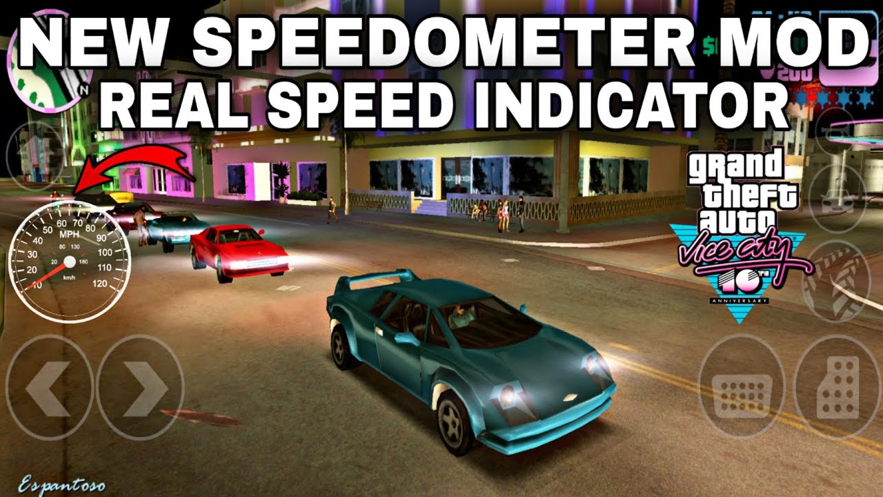 GTA Vice City New Speedometer Mod for Android GTA VC New Speedometer