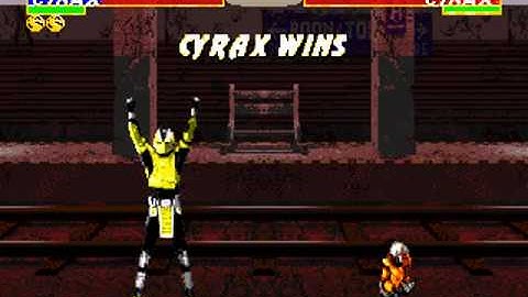 Ultimate Mortal Kombat 3 - Genesis & Mega Drive - Cyrax - Babality