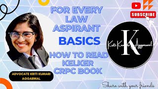 How to read CRPC  #crpc1973 #crpckelkar #book #strategy #lawschool