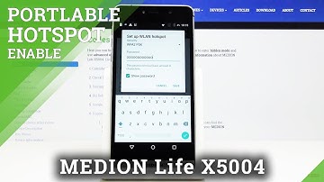 How to Enable Portable Hotspot in MEDION Life X5004 – Network Access Point