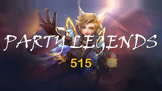 Video thumbnail of "Party Legends 515 - LYRICS VIDEO  (MOBILE LEGENDS BANG BANG)"