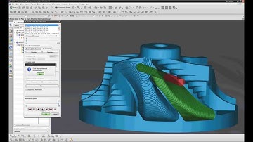 Manual impeller manufacturing, 3 axis roughing in NX CAM