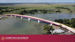 Inauguración del Puente Quintín Arauz