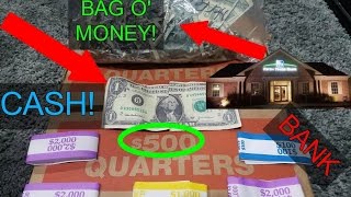 (CASH) DUMPSTER DIVING BANK!! COPS! MONEY FOUND IN DUMPSTER! COUNTERFEIT! Wealth