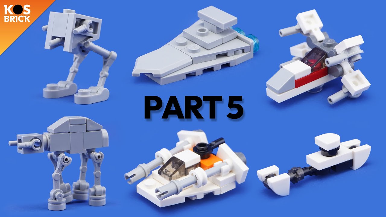 udluftning ukrudtsplante Postbud Lego Star Wars Ships Mini Vehicles - Part 5 (Tutorial) - YouTube