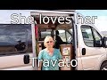 Full Time RV: Heather's Winnebago Travato Class B motorhome Tour and Interview