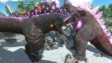 Godzilla Wars: Legendary Shin Godzilla vs. Shin Godzilla! - Animal Revolt Battle Simulator