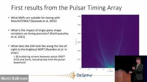 Ryan Shannon - First Results from the MeerKAT Pulsar Timing Array