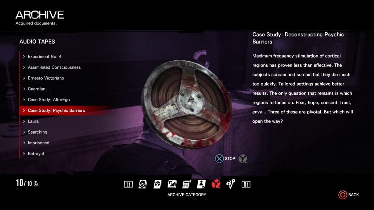 The Evil Within All Audio recordings