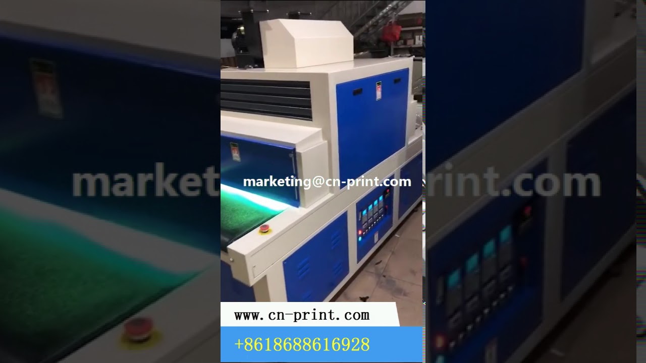4 UV lamps Flat UV curing machine with electronic transformer Shoes UV drying machine