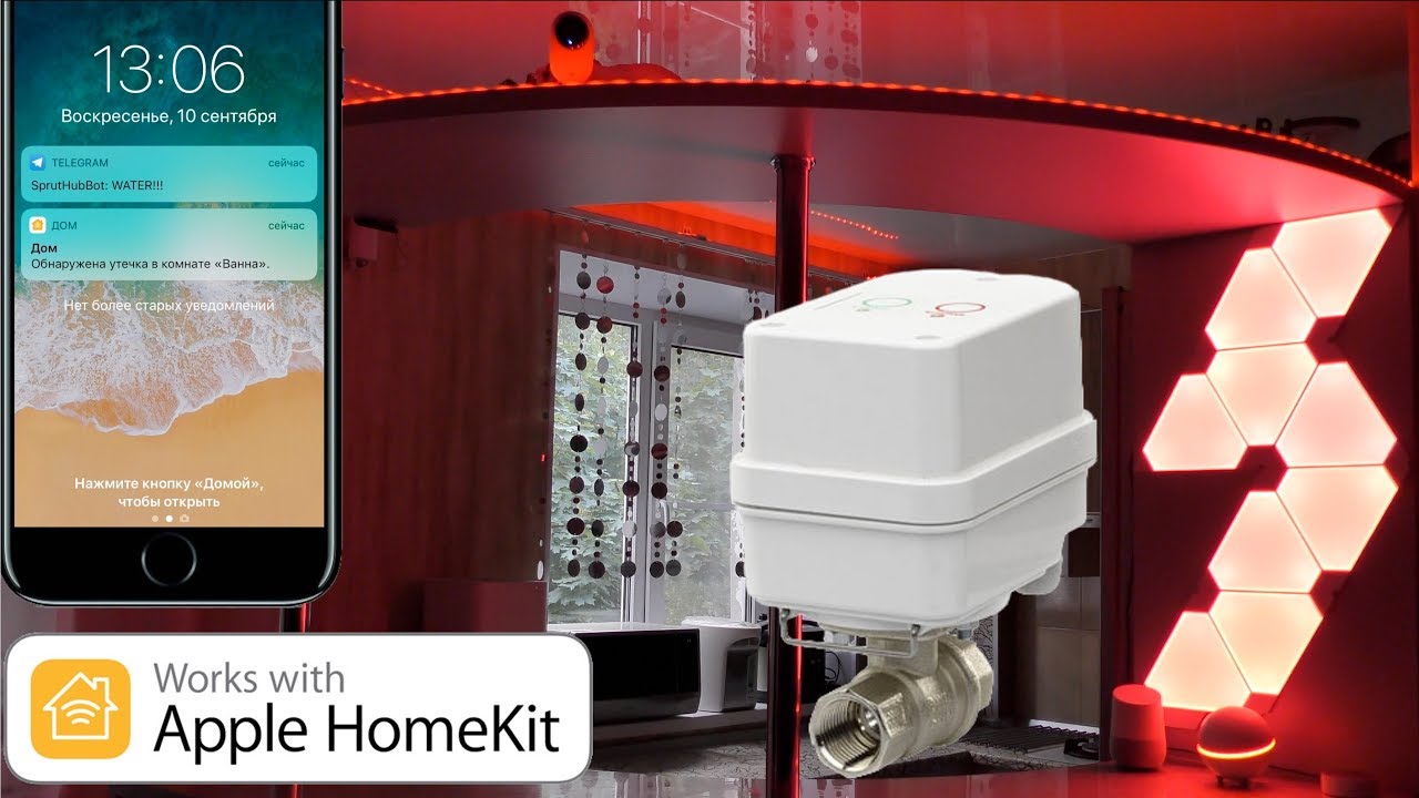 Система защиты от протечек воды. Лучшее решение с Apple HomeKit и Умный ...