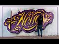 Lettering graffiti en DirtyWalls // NEHOS ONE