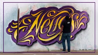 Lettering graffiti en DirtyWalls // NEHOS ONE