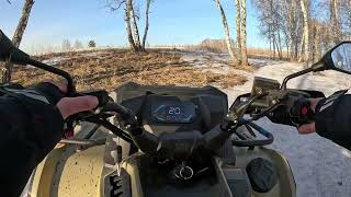 Тянем лебедкой LONCIN 700 MUD