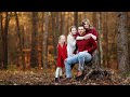 Family Pictures in an Outdoor Forest Theme | Winter Portrait Photography with a Family of Four