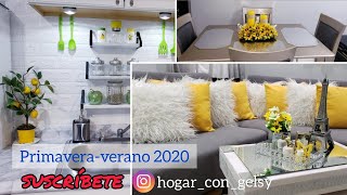 Decoración de primavera verano para tu hogar(en amarillo)