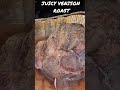 Smoking a Venison Roast (very juicy) #short #shorts