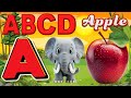 Phonics Song with TWO Words - A For Apple - ABC Alphabet Songs with Sounds for Children #zullukidstv