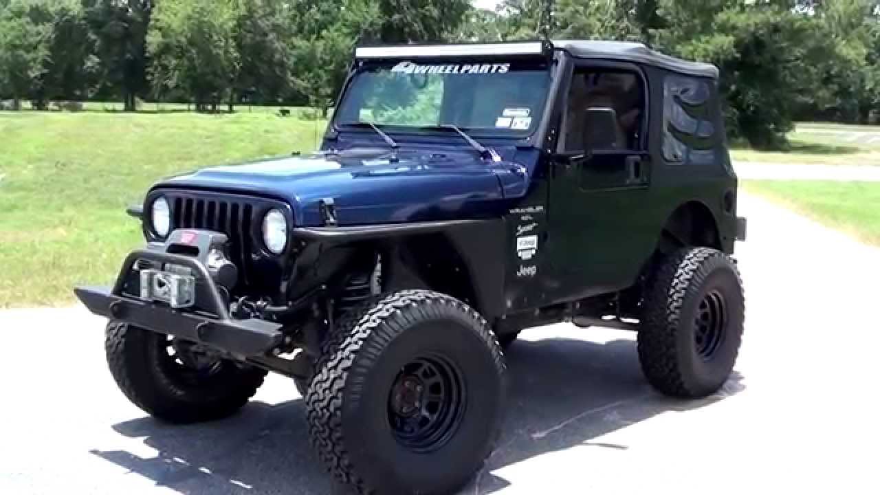 Modified 2001 Jeep Wrangler TJ Walkaround YouTube