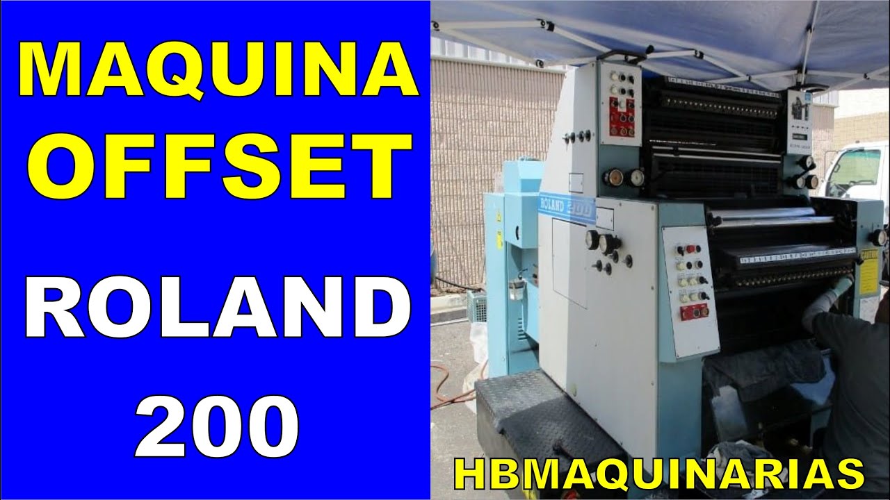 Offset Roland 200 roland 200 - YouTube